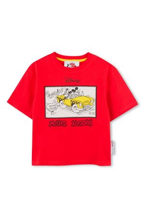 red cotton tshirt MARC JACOBS KIDS | W60450992